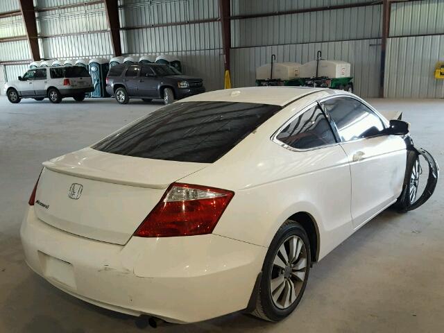 1HGCS12859A003002 - 2009 HONDA ACCORD EXL WHITE photo 4