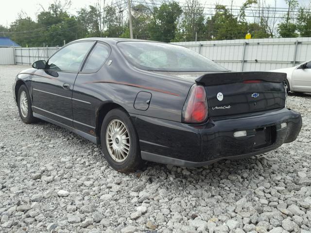 2G1WW12E9Y9289770 - 2000 CHEVROLET MONTE CARL შავი ფოტო 3