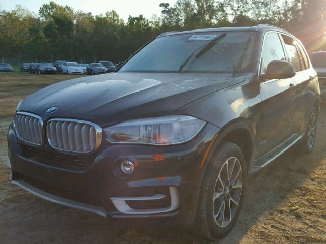5UXKR0C59F0P04260 - 2015 BMW X5 XDRIVE3 BLUE photo 2