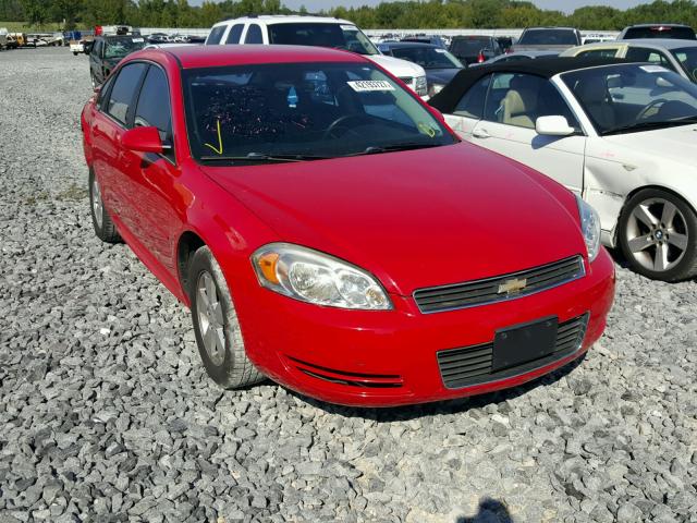 2G1WT57N191305288 - 2009 CHEVROLET IMPALA 1LT RED photo 1