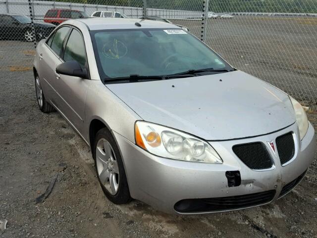 1G2ZG57B284191047 - 2008 PONTIAC G6 SILVER photo 1