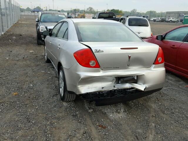 1G2ZG57B284191047 - 2008 PONTIAC G6 SILVER photo 3