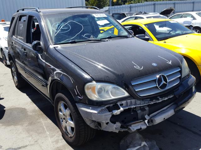 4JGAB57E23A422309 - 2003 MERCEDES-BENZ ML 350 BLACK photo 1