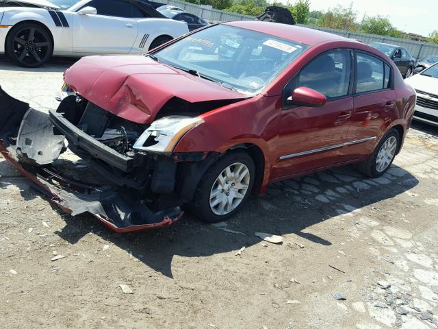 3N1AB6AP6AL694990 - 2010 NISSAN SENTRA 2.0 RED photo 2