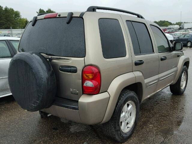 1J4GL58K14W327514 - 2004 JEEP LIBERTY BROWN photo 4