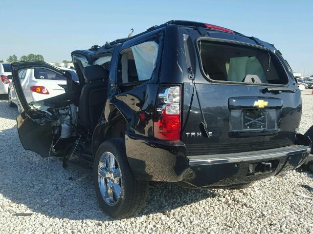 1GNSKCE00CR134463 - 2012 CHEVROLET TAHOE BLACK photo 3