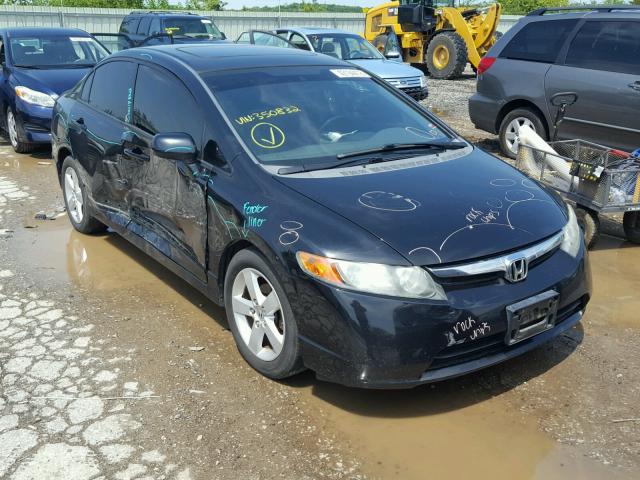 2HGFA16918H350832 - 2008 HONDA CIVIC EXL 黑色 照片 1