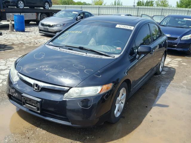 2HGFA16918H350832 - 2008 HONDA CIVIC EXL 黑色 照片 2
