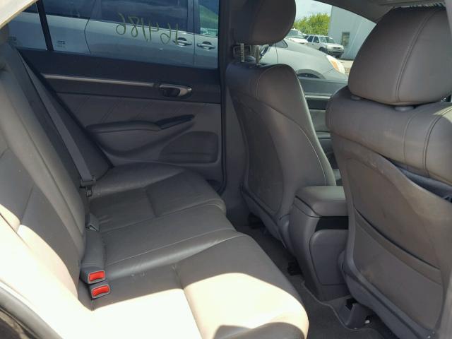 2HGFA16918H350832 - 2008 HONDA CIVIC EXL 黑色 照片 6