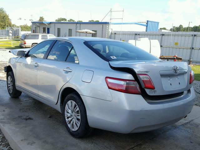 4T1BE46K37U640907 - 2007 TOYOTA CAMRY NEW SILVER photo 3