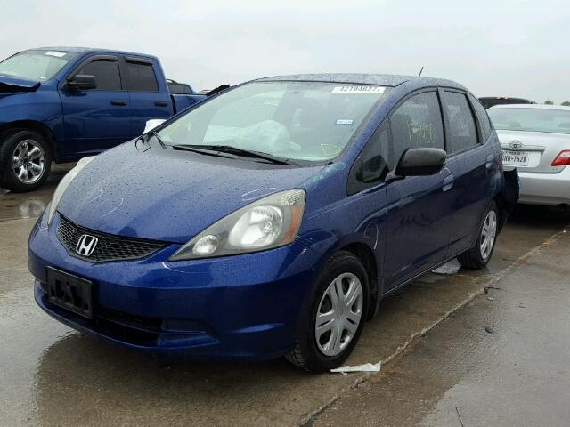 JHMGE8G31BC006758 - 2011 HONDA FIT BLUE photo 2