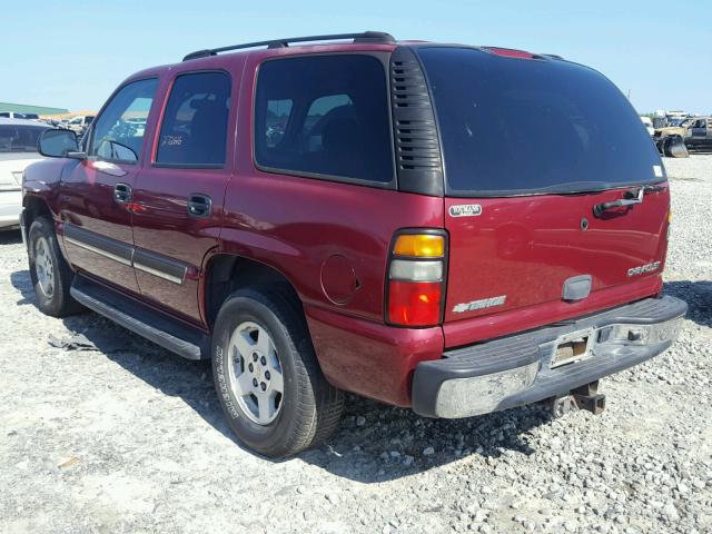 1GNEC13Z04J277820 - 2004 CHEVROLET TAHOE C150 MAROON photo 3