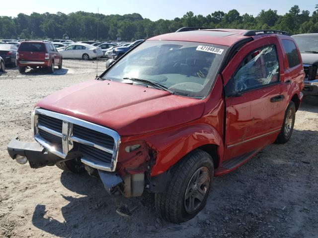 1D8HB58D45F545240 - 2005 DODGE DURANGO LI RED photo 2