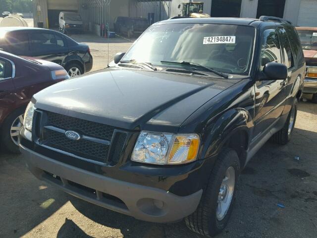 1FMYU60E52UD05331 - 2002 FORD EXPLORER S BLACK photo 2