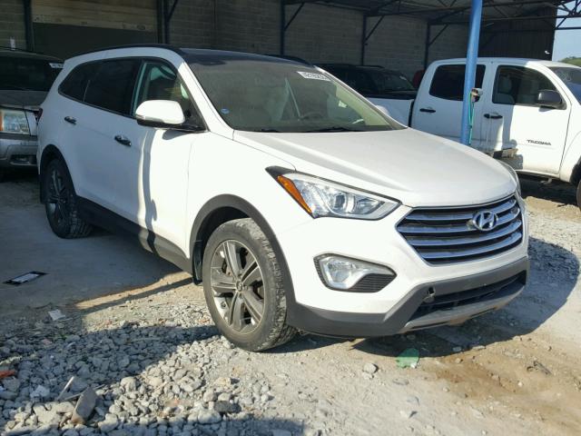 KM8SR4HF7EU062067 - 2014 HYUNDAI SANTA FE L WHITE photo 1