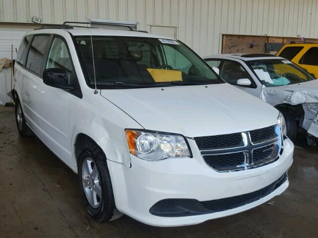 2C4RDGCG4CR311034 - 2012 DODGE GRAND CARA WHITE photo 1