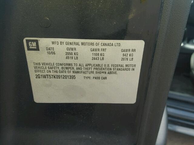 2G1WG5E34D1187610 - 2013 CHEVROLET IMPALA 灰色 照片 10