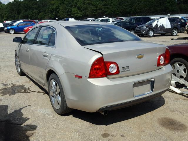 1G1ZH57B19F156751 - 2009 CHEVROLET MALIBU 1LT 金色 照片 3