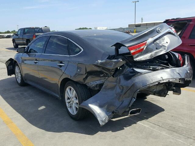 4T1BK1EBXEU125862 - 2014 TOYOTA AVALON BAS GRAY photo 3