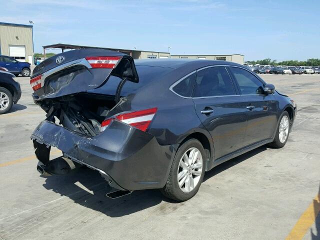 4T1BK1EBXEU125862 - 2014 TOYOTA AVALON BAS GRAY photo 4