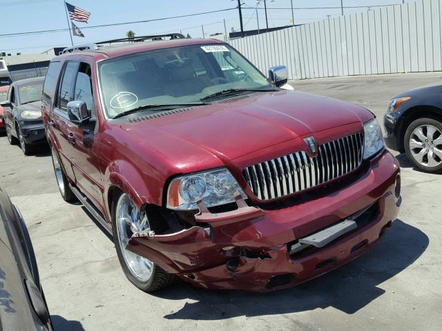 5LMFU27RX4LJ28354 - 2004 LINCOLN NAVIGATOR 红色 照片 1