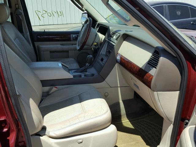 5LMFU27RX4LJ28354 - 2004 LINCOLN NAVIGATOR 红色 照片 5
