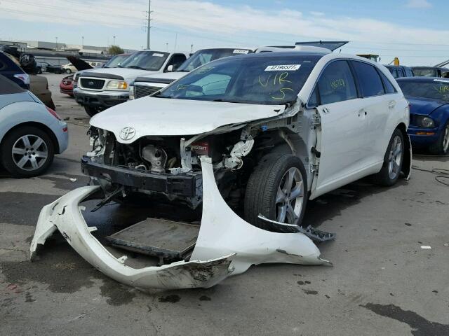 4T3BK3BBXCU065232 - 2012 TOYOTA VENZA LE WHITE photo 2