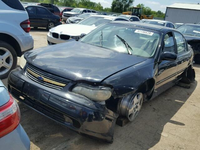 1G1NE52J43M507581 - 2003 CHEVROLET MALIBU LS BLACK photo 2