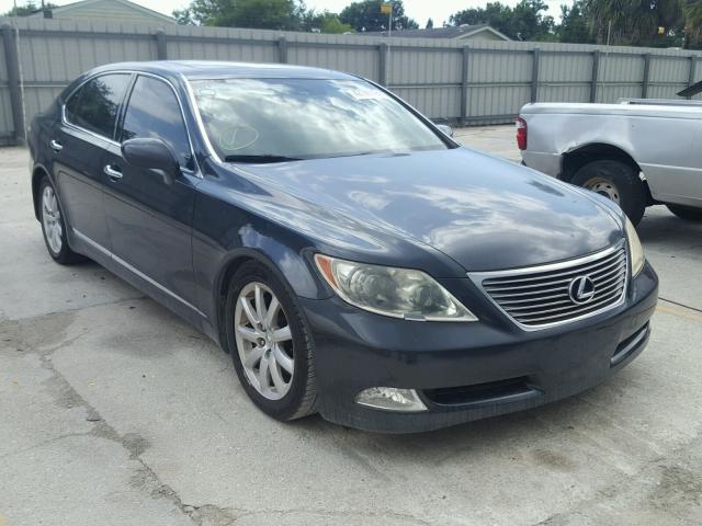 JTHGL46F275020612 - 2007 LEXUS LS 460L GRAY photo 1