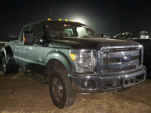 1FT8W3DT1FEB76994 - 2015 FORD F350 GRAY photo 1