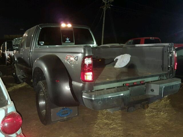 1FT8W3DT1FEB76994 - 2015 FORD F350 GRAY photo 3