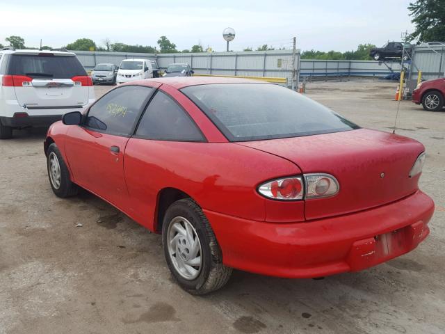 1G1JC1248W7336635 - 1998 CHEVROLET CAVALIER B RED photo 3