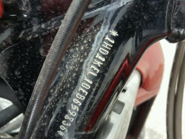 1HD1KEL10EB659836 - 2014 HARLEY-DAVIDSON FLHTK ELEC 红色 照片 10