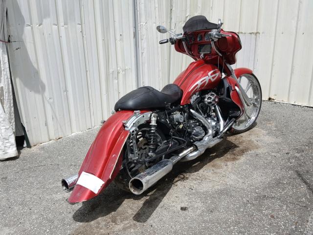 1HD1KEL10EB659836 - 2014 HARLEY-DAVIDSON FLHTK ELEC 红色 照片 4