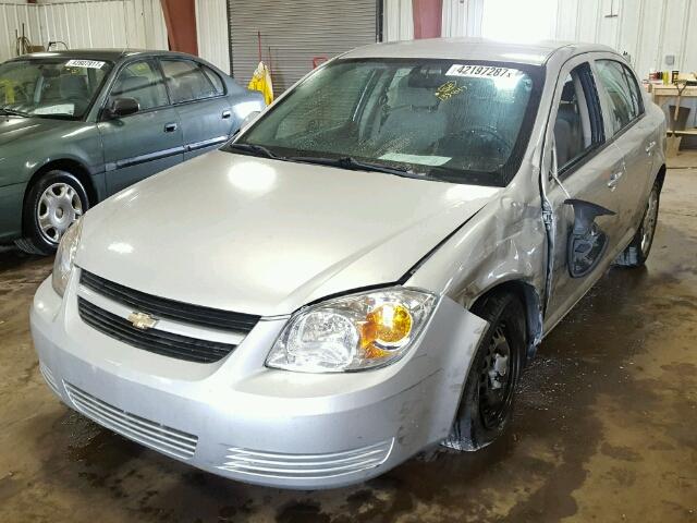 1G1AL58F887328943 - 2008 CHEVROLET COBALT LT SILVER photo 2