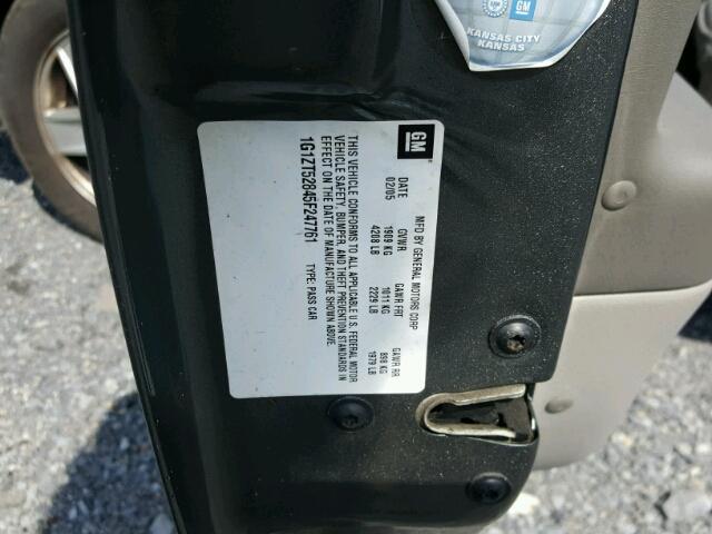 1G1ZT52845F247761 - 2005 CHEVROLET MALIBU LS ნაცრისფერი ფოტო 10