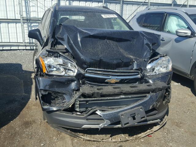 3GNCJLSB0FL247449 - 2015 CHEVROLET TRAX 1LT BLACK photo 7