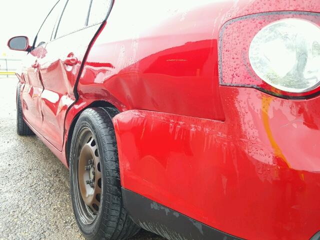 3VWJM71K98M174463 - 2008 VOLKSWAGEN JETTA S RED photo 9