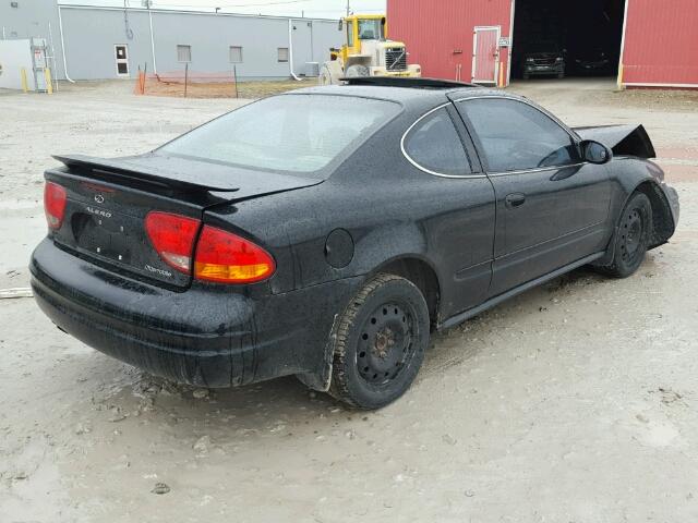 1G3NF12E01C239079 - 2001 OLDSMOBILE ALERO GLS BLACK photo 4