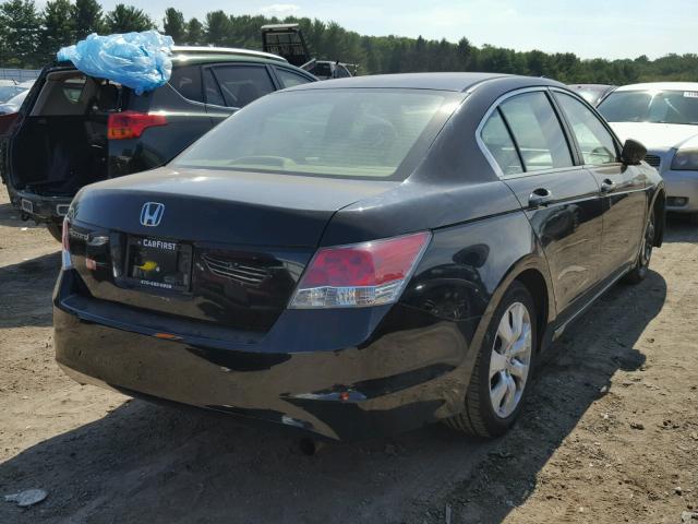 1HGCP26758A081917 - 2008 HONDA ACCORD EX BLACK photo 4