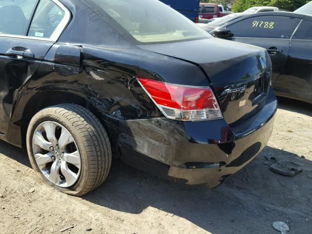 1HGCP26758A081917 - 2008 HONDA ACCORD EX BLACK photo 9