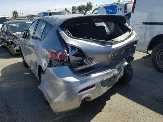 JM1BL1L89C1653416 - 2012 MAZDA 3 I SILVER photo 3