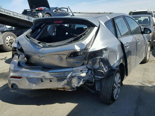 JM1BL1L89C1653416 - 2012 MAZDA 3 I SILVER photo 4