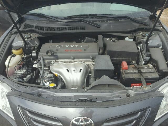 4T1BE46K39U317184 - 2009 TOYOTA CAMRY CHARCOAL photo 7