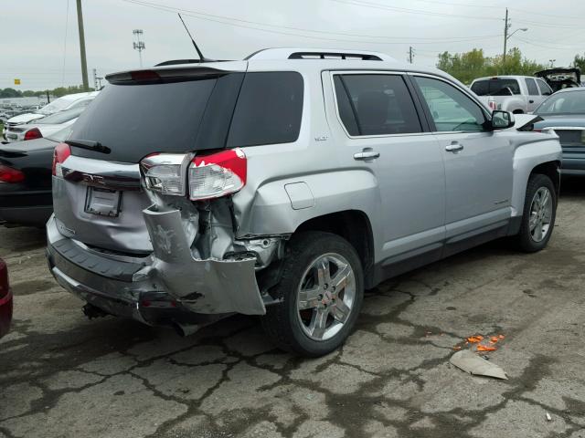 2GKFLXE55C6381259 - 2012 GMC TERRAIN SILVER photo 4