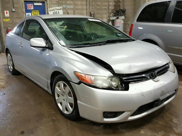 2HGFG12627H528563 - 2007 HONDA CIVIC SILVER photo 1