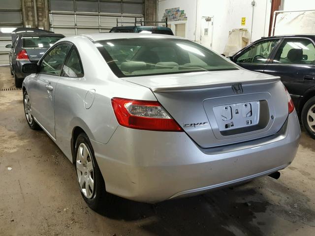 2HGFG12627H528563 - 2007 HONDA CIVIC SILVER photo 3