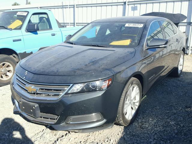 1G1125S31FU114909 - 2015 CHEVROLET IMPALA LT CHARCOAL photo 2