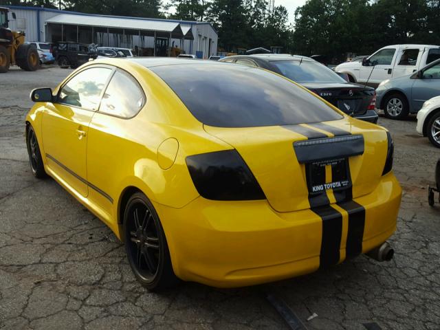 JTKDE177570147445 - 2007 SCION TC 黄色 照片 3