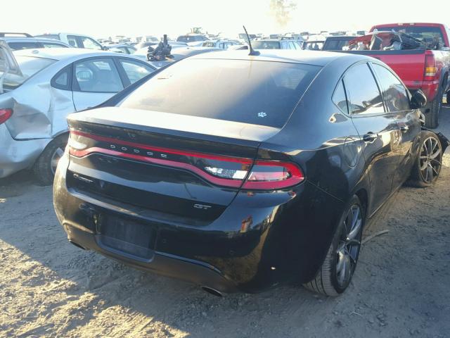 1C3CDFEB4ED701515 - 2014 DODGE DART GT BLACK photo 4